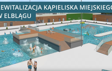 Rewitalizacja Kąpieliska Miejskiego w Elblągu - wizualizacja 1