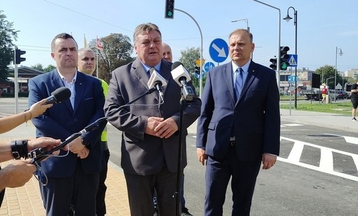 Zdjęcie do Połączenie ul. Związku Jaszczurczego z Al. Grunwaldzką otwarte