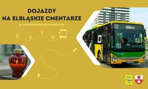 Zdjęcie do Zobacz jak dojechać na elbląskie cmentarze 