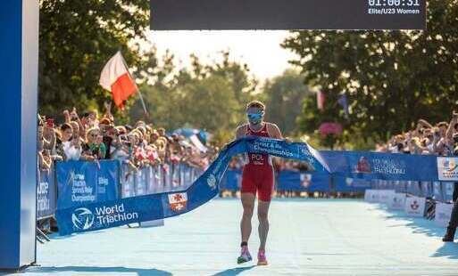 Zdjęcie do Elbląg walczy o tytuł Triathlonowej Imprezy Roku 2026.&nbsp; To tutaj Roksana Słupek została mistrzynią Europy!