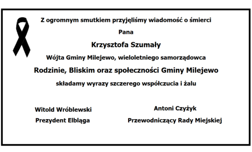 Zdjęcie do Kondolencje