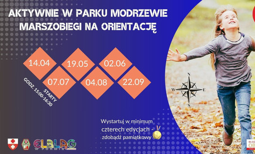 Zdjęcie do Aktywnie w Parku Modrzewie. Marszobiegi na orientację