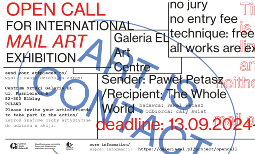 Zdjęcie do OPEN CALL w Galerii EL