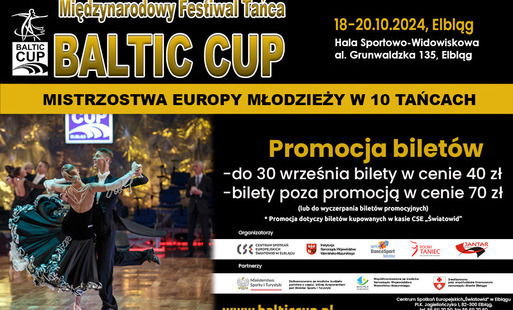 Zdjęcie do Mistrzostwa Europy Młodzieży w 10 Tańcach &ndash; perełka 24. Międzynarodowego Festiwalu Tańca Baltic Cup