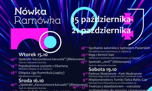 Zdjęcie do N&oacute;wka Ram&oacute;wka 15-21 października