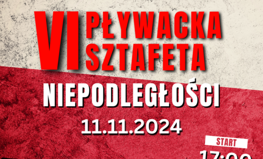 Zdjęcie do Weź udział w VI Pływackiej Sztafecie Niepodległości