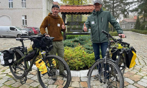 Zdjęcie do Międzynarodowy Dzień Roweru. Paweł Jarząbek w Elblągu