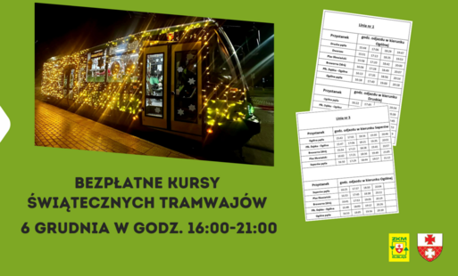 Zdjęcie do Dojazd świątecznymi tramwajami na Elbląski Jarmark Bożonarodzeniowy 2024