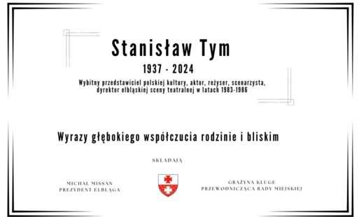 Zdjęcie do Odszedł Stanisław Tym, wybitny przedstawiciel polskiej kultury