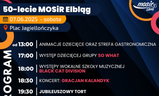Zdjęcie do MOSiR świętuje 50-lecie. W planie koncerty i atrakcje