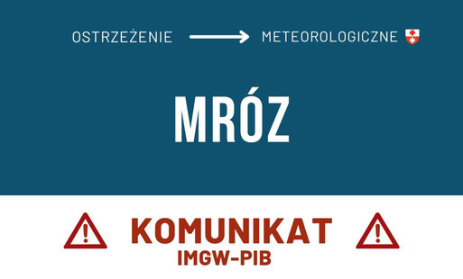 Zdjęcie do Uwaga! Silny mr&oacute;z! Podniesiono stopien ostrzezenia 