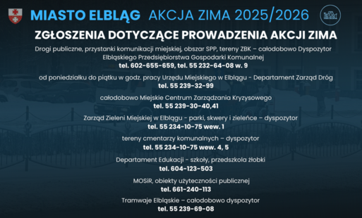Zdjęcie do Akcja ZIMA - numery kontaktowe