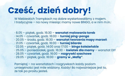 Zdjęcie do Zobacz, co będzie działo się w Niebieskich Trampkach