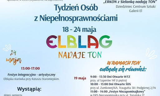 Zdjęcie do Elbląg nadaje TON. Przed nami Tydzień Os&oacute;b z Niepełnosprawnościami 2026