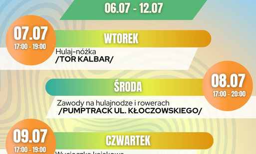 Zdjęcie do Aktywny tydzień z MOSiR-em