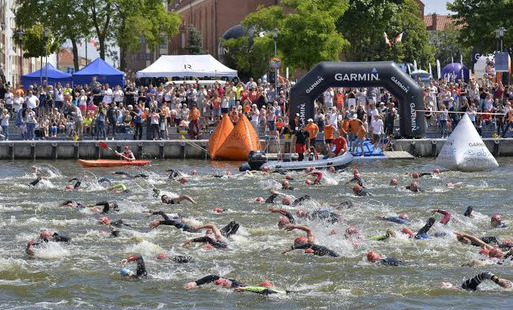 Zdjęcie do Mistrzostwa Europy w triathlonie po raz pierwszy w Elblągu. Przypominamy o czasowych utrudnieniach w ruchu