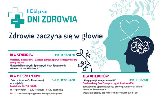 Zdjęcie do Zdrowie zaczyna się w głowie - Elbląskie Dni Zdrowia 2026 