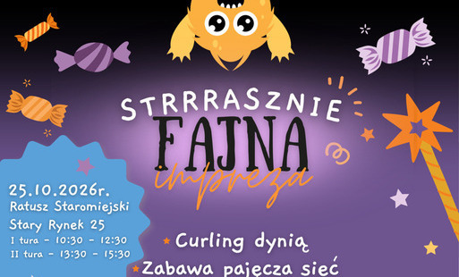 Zdjęcie do &bdquo;Strrrasznie Fajna Impreza&rdquo; w Elblągu! Wyjątkowa zabawa dla dzieci w Ratuszu Staromiejskim
