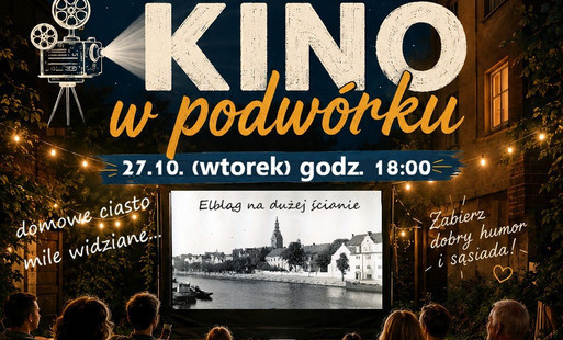 Zdjęcie do Elbląg na dużej ścianie w Bibliotece Pedagogicznej