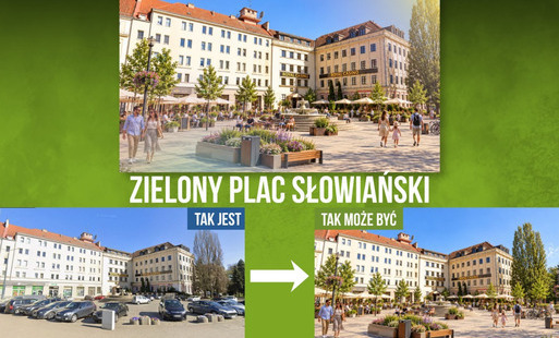 Zdjęcie do Wkr&oacute;tce zazielenimy Plac Słowiański!