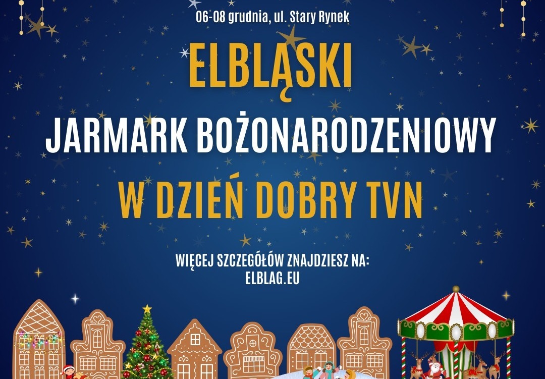 Elbląg w Dzień Dobry TVN – prosto z Elbląskiego Jarmarku Bożonarodzeniowego!