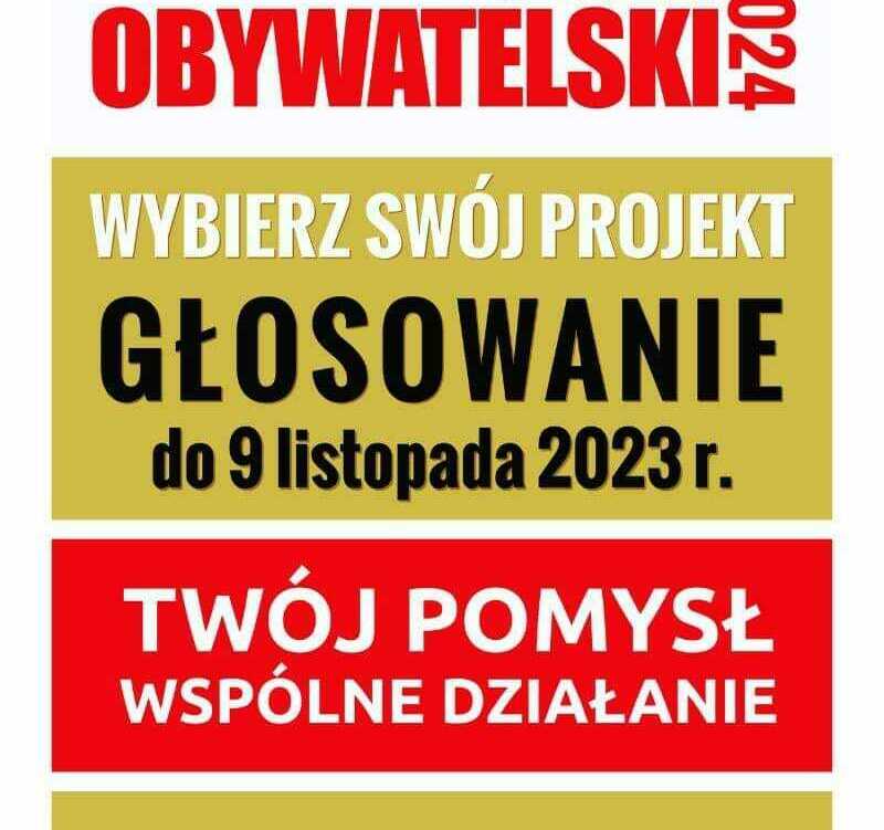 Zagłosuj w Budżecie Obywatelskim 