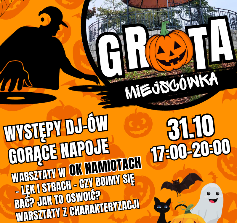 Grota Miejscówka - wieczór Halloweenowy