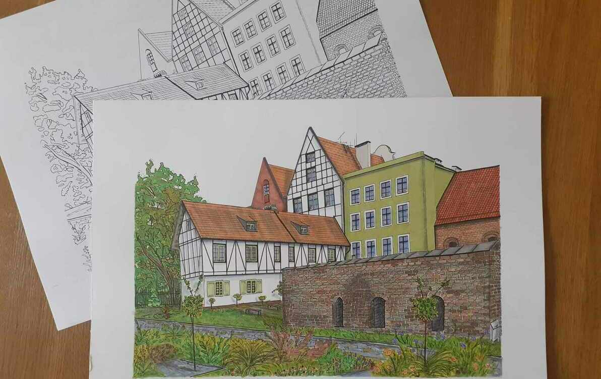 Warsztaty tworzenia ilustracji architektonicznej podczas Dni Elbląga