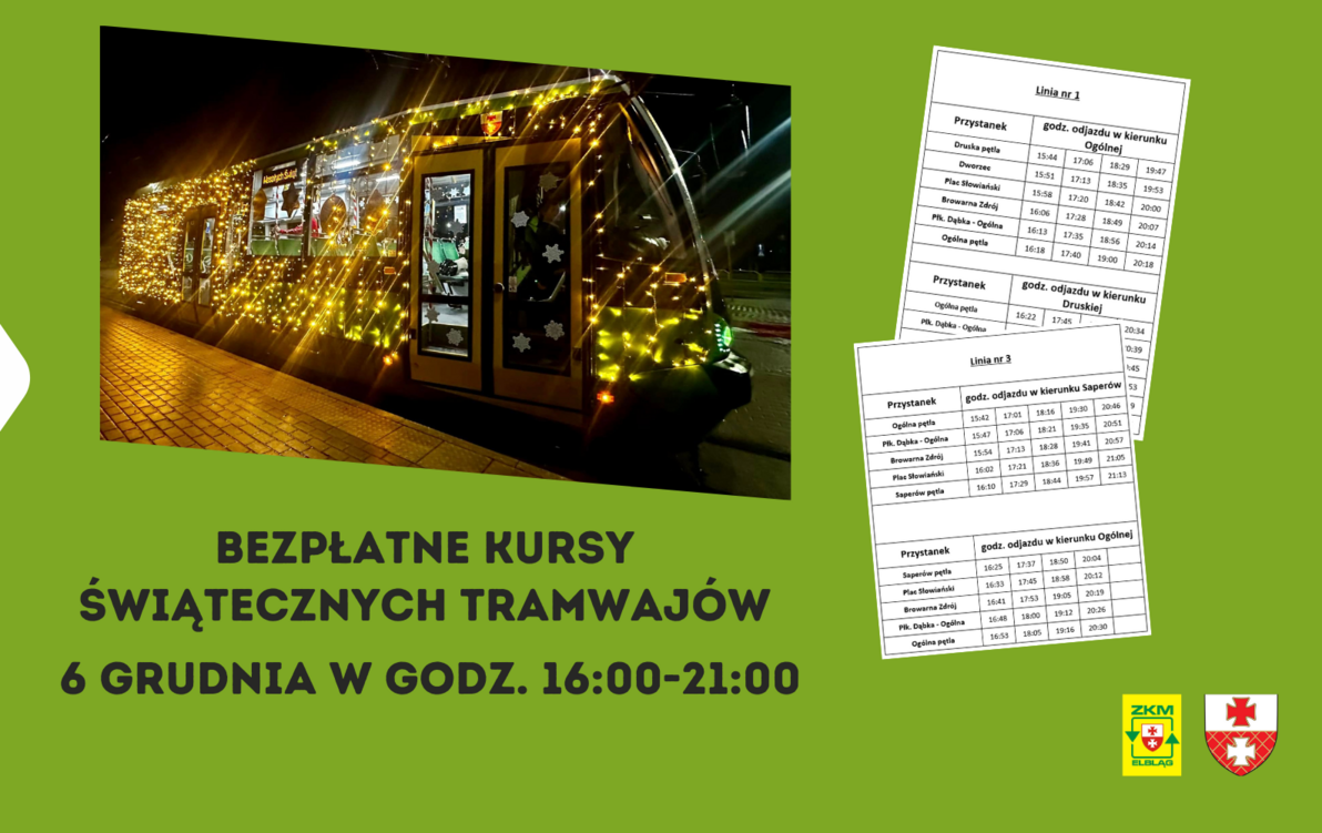 świąteczny tramwaj