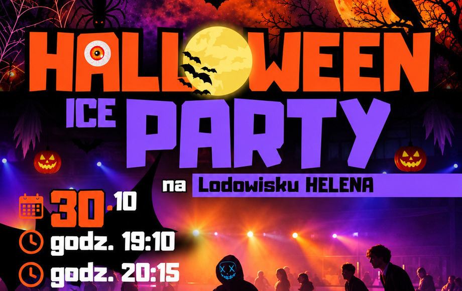 Halloween Ice-Party na Lodowisku Helena w Elblągu